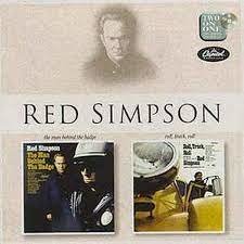 Red Simpson - The Man Behind The Badge / Roll Truck Roll  (2 albums op e&eacute;n cd)